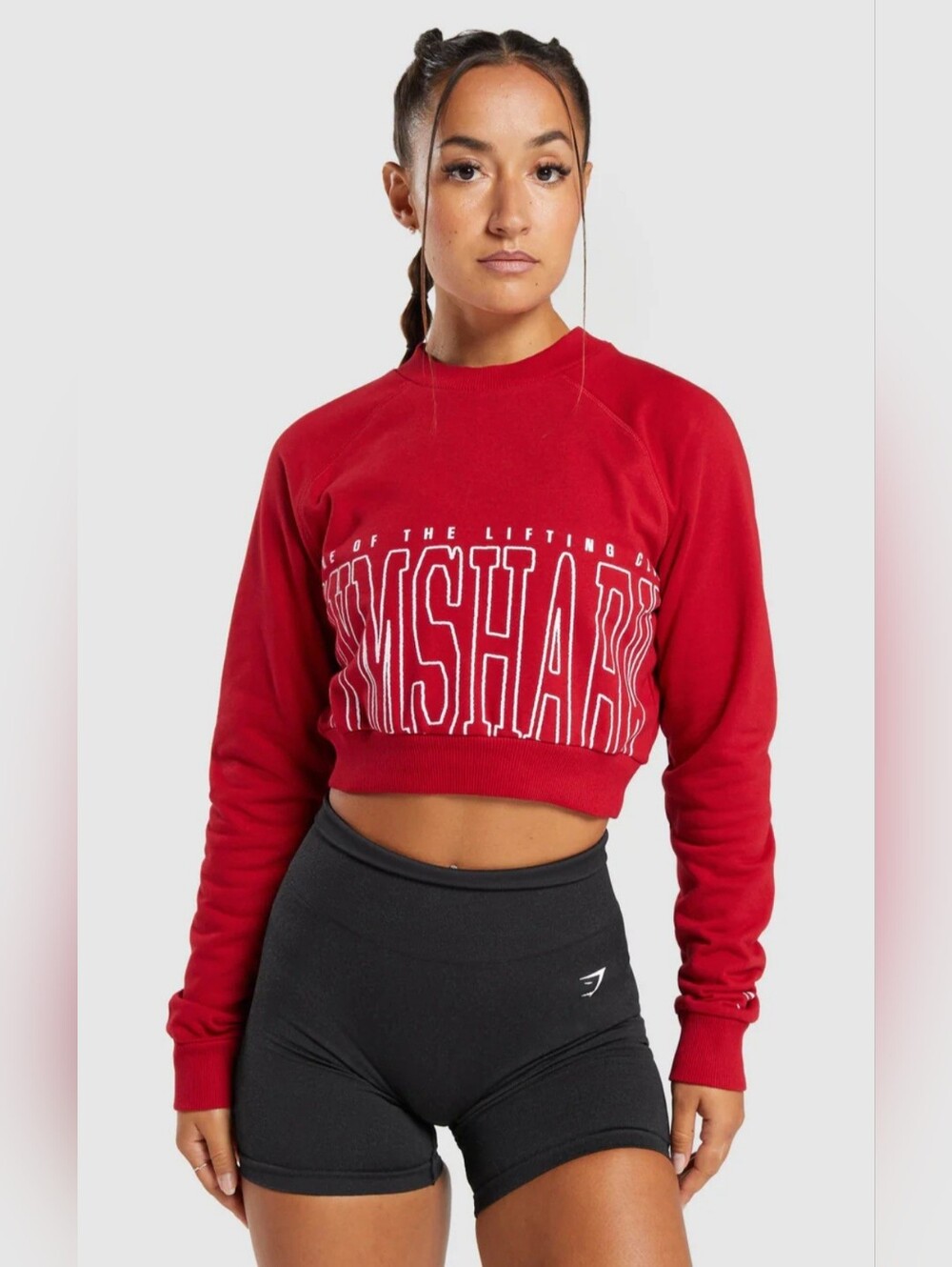 Gymshark (54$) | Lifting Graphic Cropped Sweatshirt, Size XS